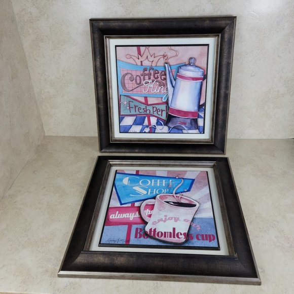 CRYSTAL ART GALLERY framed art coffee shop - Picture 1 of 6